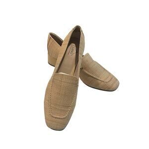 Cliffs by White Mountain Raffia Loafers Beige Women’s US 11M New without Tags